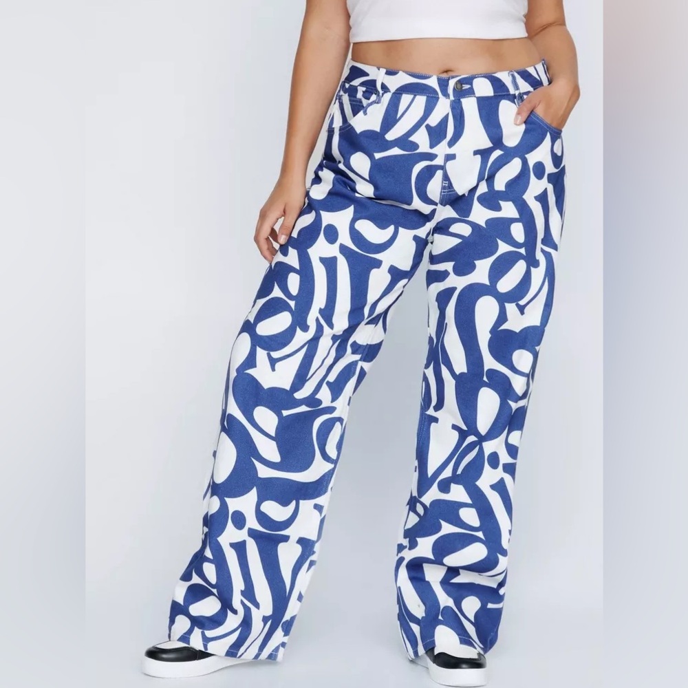 90s inspired plus size jeans